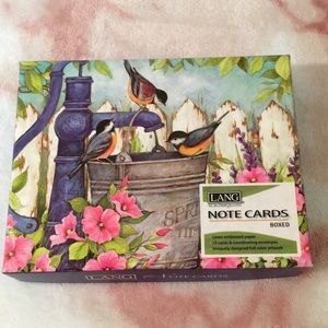 Garden Fountain Birds Boxed Notes Set of 13 NWT